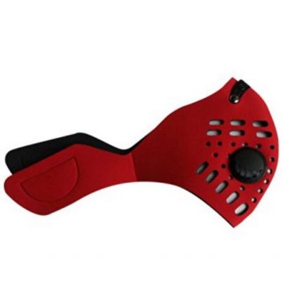 Strong Red Neoprene Pollution Mask